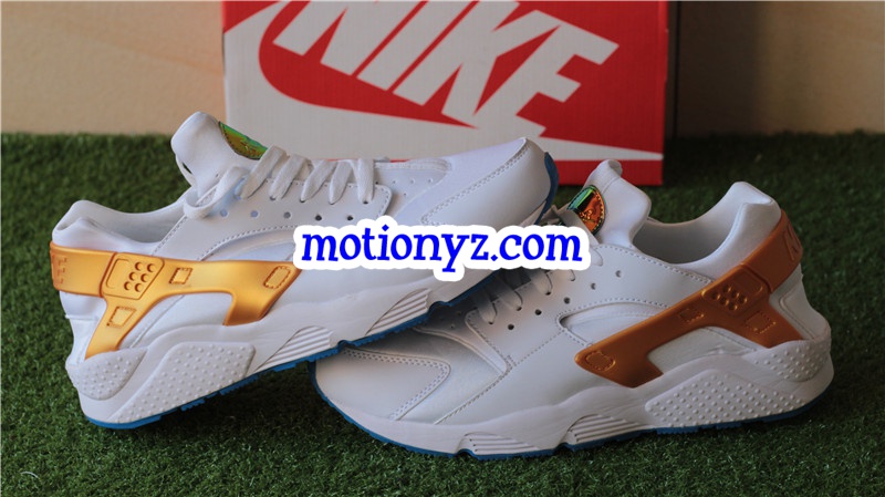 Nike Air Huarache Royal Golden White